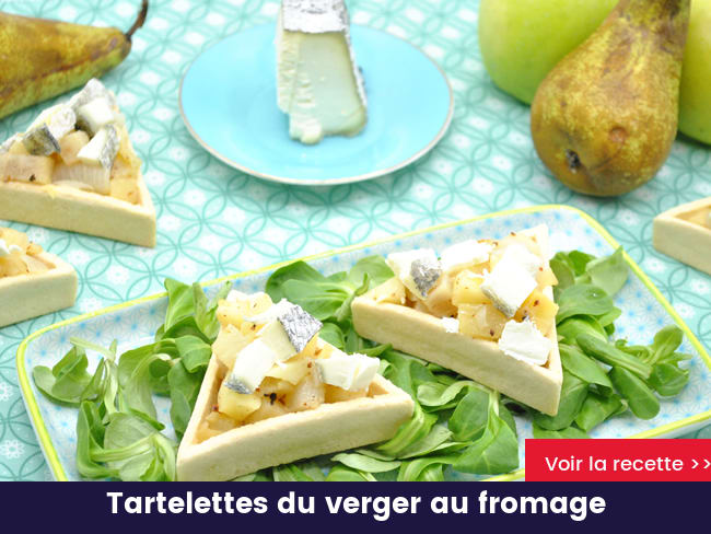 Tartelettes du verger au fromage